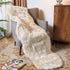 EasyJoy (2 6 Ultra Soft Fluffy/Fuzzy Shaggy Area Rug Faux Fur Chair Cover Seat Pad for Bedroom Floor Sofa Living Room x