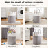 Woven Cotton Rope Laundry Basket, 80L Versatile Hamper for Dirty Clothes, Baby Toys, and Blankets in Bathroom and