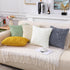 Set of 2 Soft Faux Fur Throw Pillow Covers 18x18 - Cream White Plush Short Wool Velvet Decorative Couch Covers