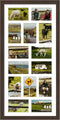 DUENPY 14x30 Picture Frame 4x6 Collage Picture Frame Displays Fourteen 4x6 inch