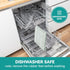 Murrey Home Glass Cutting Board for Kitchen Counter - Tempered Glass Chopping Board, Dishwasher Safe, Small Clear Tray,