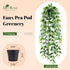 1Pcs Der Rose Small Fake Hanging Plants Artificial Pea Pod Faux Hanging Plants Indoor for Home Room Shelf Bookshelf