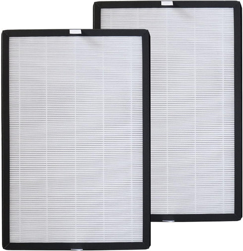PUREBURG BAP20-HF Replacement Filters for Bagotte BAP20 Air Purifier, 2-Pack H13 HEPA Activated Carbon