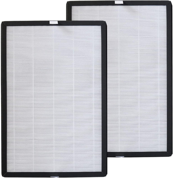 PUREBURG BAP20-HF Replacement Filters for Bagotte BAP20 Air Purifier, 2-Pack H13 HEPA Activated Carbon