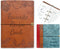 Blank Recipe Book To Write In Your Own Recipes - 5.6 X 8.2 Recipe Ring Binder with PU Leather Cover