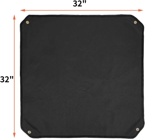 Qualward Heavy Duty AC Covers for Outside Units, Water-Resistant Outdoor Central Unit Cover, Fits Up to 32 x 32 Inch,
