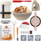 Complete Sourdough Bread Starter Kit, Glass Sourdough Starter Jar Kit & Tons