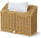 Wicker Hand Towel Box Cover Compatible with Disposable Paper Hand Towels, Wicker