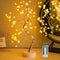 20 108LED Fairy Sparkly Tree Lamp - USB & 3AA Powered with Remote Control, 8 Modes for Christmas and Desktop Decor