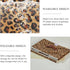 Storage Bin with Lid - Leopard Print Cute Velvet Fabric Basket Box with Faux Leather Handles, Foldable Organizer (Small