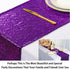 ShinyBeauty 12x72-Inch Purple Sequin Table Runner - Dresser Scarves for Wedding Event Decoration