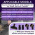 chaseroad 5PCS Set 5.9 1 1/4" Horse Hair Brush Vacuum Attachment - Black Round Vacuum Attachments & Brushes - In Long