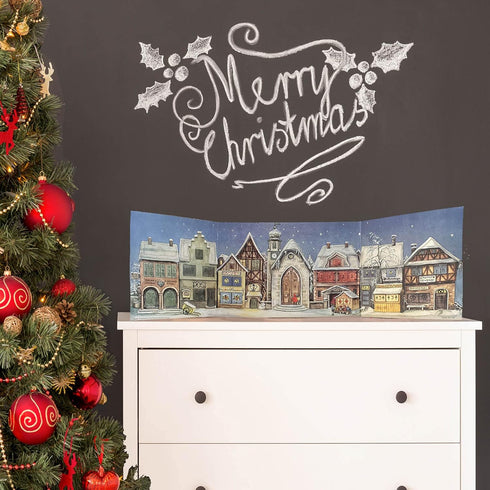 Sellmer Little Town from 1946 Advent Calendar