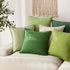 Pack 2, 20 20 Inch Foindtower of Decorative Linen Soild Throw Pillow Covers Soft Accent Euro Cushion Case Boho