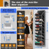 Cotohim 10 600D - Pocket Over - the - Door Hanging Shoe Organizers & Rack, Made of Sturdy Oxford + Non - Woven Fabric