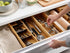 Joseph Joseph DrawerStore Compact Utensil Organizer for Kitchen Drawer, Silverware Flatware Tray, Large, Bamboo