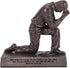 Lighthouse Christian Products Praying Man Seeking God Bronzelike Finish 4.5 x 2.75 Cast Stone Sculpture