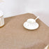 2 Pack 24 24 Inch Wolkemer Faux Linen Small Square Tablecloth Heavy Duty Fabric Nightstand Table Cloths x Flaxen