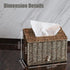 Seagrass Hand Towels Box Cover for Kleenex Disposable Paper Hand Towels, Handwoven Towel Holder, Wicker Tissue Box