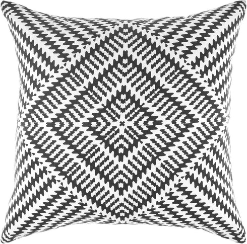 TreeWool Kaleidoscope Accent 16x16 Set of 2 Decorative Throw Pillow Covers, 100% Cotton for Sofa Living Room Couch