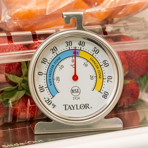 Taylor Precision Products Classic Series Large Dial Thermometer for Freezer/Refrigerator and Oven