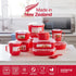 270 ml 1 Count Sistema Easy Eggs Microwave Egg Cooker Egg Poacher with Steam Release Vent BPA-Free Red