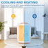 HealSmart 4L Mini Fridge, Freon-Free Portable Cooler & Warmer for Skincare, 6 Can, New Pink