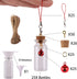 25pcs 10ml Small Glass Bottles with Cork Stoppers, Mini Vials for DIY Art Craft Storage and Party Favors
