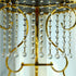 10pcs 20mm Crystal Garland Strands Hanging Glass Chandelier Beads Chains Glass Balls Prisms with Beads Pendants Crystal