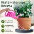 2PCS 12 inches REDHUGO Round Plant Caddy with Hidden Wheels, Heavy Duty Rolling Plant Stand Caddy with Wheels, Pot Base