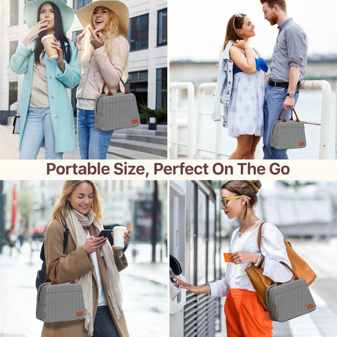 Bagseri Insulated Lunch Bag for Women, Reusable Leakproof Thermal Cooler Sack for Work and Picnic
