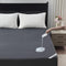 BEDLORE Queen Mattress Protector, Waterproof Noiseless Cover with Deep Pocket for 6-18 Inch Mattress, Dark Gray