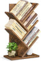 VASAGLE Tree Bookshelf, 5-Tier Bookcase, Small Bookshelf, Space-Saving Corner Shelf, Book Tree,