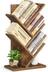 VASAGLE Tree Bookshelf, 5-Tier Bookcase, Small Bookshelf, Space-Saving Corner Shelf, Book Tree,