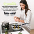 Egg Poacher - Eggssentials Poached Egg Maker, Stainless Steel Egg Poaching Pan, Poached Eggs Cooker Food Grade Safe