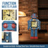 Robot Automatons Vintage Clock Bot Craft Cartoon Droid Model for Desktop Home Bedroom Office Robot Collection Boys Man