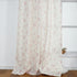Country 96 2 Set Pink Curtains for Nursery Girls Bedroom,French Sheer Blush Floral Victorian Toile Whimsical Pastel