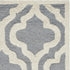 2' 3' CAM132D SAFAVIEH Cambridge Collection x Silver / Ivory Handmade Moroccan Premium Wool Accent Rug