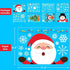 Joy Bang 300 Pcs Christmas Window Clings, Winter Snowflake Stickers, Holiday Decor for Home & Office