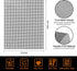 XL 15.75 x 13 inch Grill Mesh Mat Set - 5 Reusable Non-Stick BBQ Grill Mats for Vegetables, Fish, Black