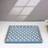 15.6 10.2" Spsyrine White Serving Tray, Plastic Marbling Tray for Coffee Table, Stylish Rectangular Decorative Tray