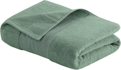 6-Piece Set 100% 500 Modern Threads Air Cloud Towel - Zero-Twist Cotton, GSM, Quick Dry & Plush, Eucalyptus