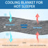 CHOSHOME Cooling Blanket for Hot Sleepers, Lightweight Summer Cold Thin Blanket for Sleeping, Twin Size, Gray