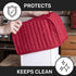 RITZ Premium Toaster Cover, Universal Two Slice, 11.25" x 5.75" x 7", Paprika, Quilted Polyester and Cotton