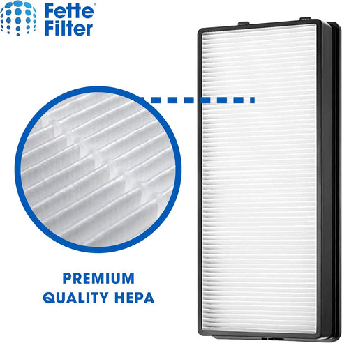 Fette Filter - at-OFL True HEPA Replacement Filter, Compatible with HoMedics TotalClean True HEPA Tower Air Purifier