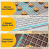 2PCS Heavy Duty Cooling Racks for Cooking and Baking, 10" x 15" Stainless Steel Wire Rack, Oven & Dishwasher Safe