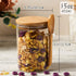 2 Pack 15oz Glass Sugar Container with Spoon - Glass Jars with Bamboo Lid and Spoon, Bamboo Lid Storage Jar Canister