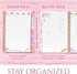7"x10" Blank Recipe Book to Write Your Own Recipes - Durable Hardcover Organizer