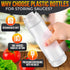 Set 6 16 oz of Inverted Condiment Squeeze Bottles Upgraded Design with Added Sealing Gaskets, Self-Closing Valve