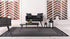 Unique Loom Outdoor Border Collection Area Rug, Multi Border, 2' 2" x 3' Rectangle, Gray/Black